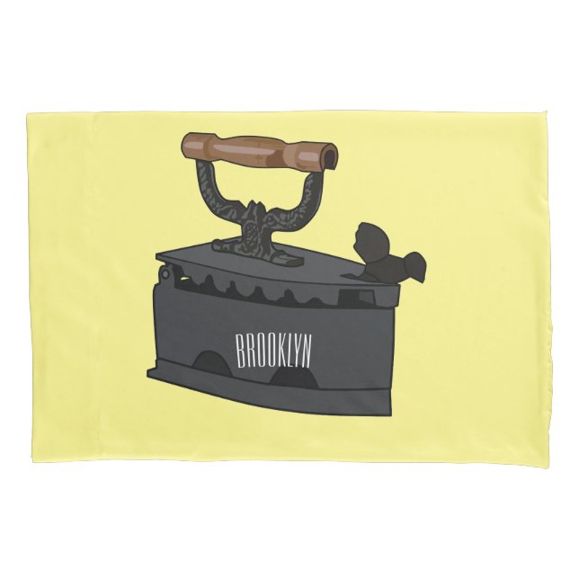 Ilustração de desenho de ferro do carvão (Frente)