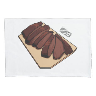 Ilustração de desenho do peito de carne