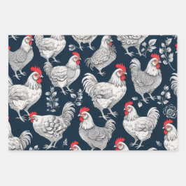 Ilustração de Galinha Vintage