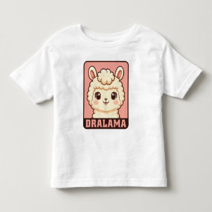 Ilustração de lhama fofa em camiseta