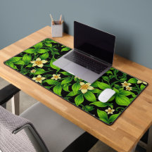 Ilustração de padrão floral verde esvaziado