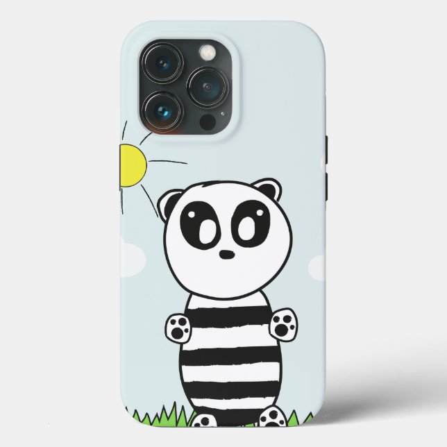 Ilustração de Panda Fofo (Verso)