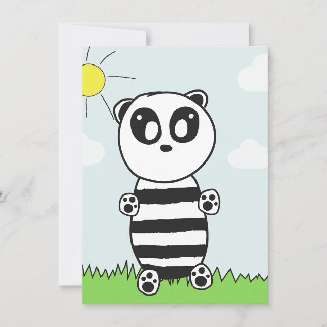 Ilustração de Panda Fofo (Frente)