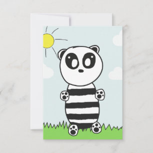 Ilustração de Panda Fofo