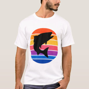 "Ilustração de Peixes Artísticos T-Shirt - Nature-