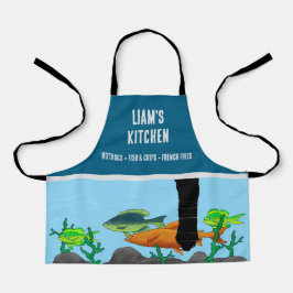 Ilustração de pesca de pata de gato, crianças