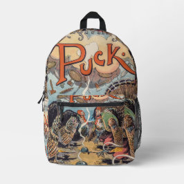 Ilustração de Puck Vintage de Ação de Graças