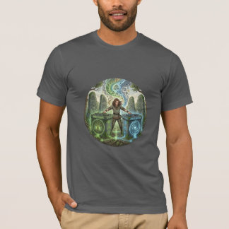 Ilustração de Ritual de DJ Celta em Camiseta