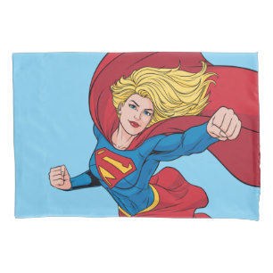 Ilustração de Supergirl Voando para Cima