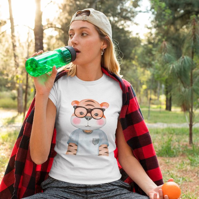 Ilustração de T-Shirt Cute Tiger (Criador carregado)