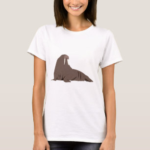 Ilustração de T-Shirt em Cute Walrus