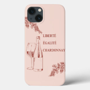Ilustração de Vinho Engraçado Liberté Égalité Char