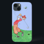 Ilustração do Cartoon Golfers Engraçados<br><div class="desc">Um caso divertido do Case-Mate para proteger sua Samsung Galaxy Note 4, com um golfista de desenho em trajes tradicionais, de uma ilustração pintada manualmente por Judy Adamson. Outros produtos com este design estão disponíveis na minha loja na categoria 'Doodles Birthdays - Men' e este design ajustado irá qualquer caso...</div>
