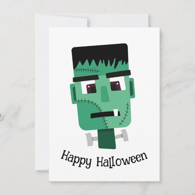 Ilustração do Monstro de Frankenstein (Frente)