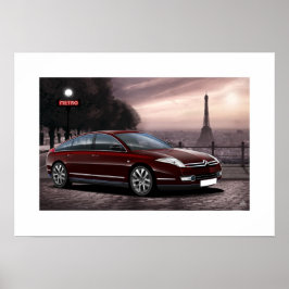 Ilustração do Poster Citroen C6