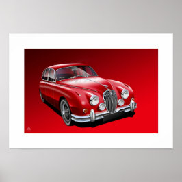 Ilustração do Poster Jaguar MK2