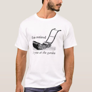 ILUSTRAÇÃO do VINTAGE - t-shirt da aposentadoria