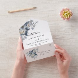 ilustração em aquarela rústica de um floral
