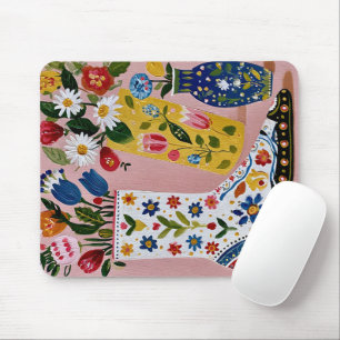 Ilustração estética de Mouse Pad antiderrapante