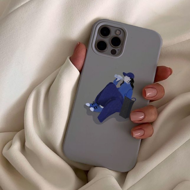 Ilustração legal da Garota Tomboy Na moda (Phone Case)