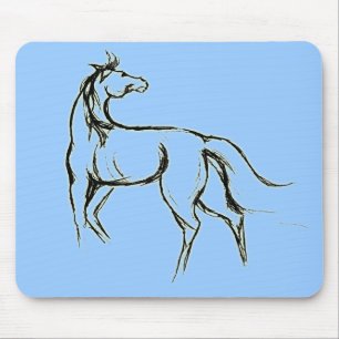 Ilustração Mousepad do cavalo