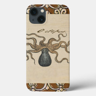 Ilustração Octopus Vintage Kraken