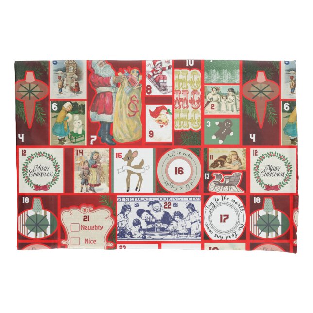 Ilustração Quadrada do Bloco de Natal Adventício A (Frente)