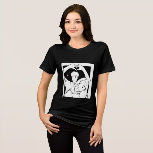 Ilustração romântica de Casal T-Shirt - Amor bonit