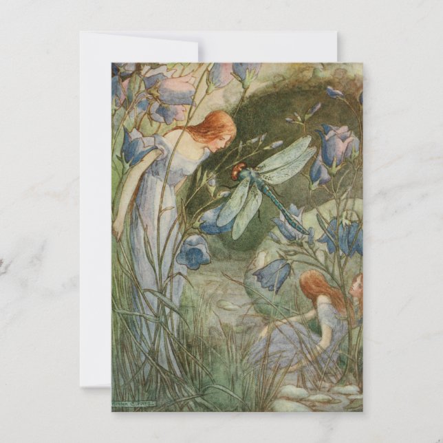 Ilustração Vintage de Frank C. Pape (Frente)