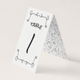 Ilustrações de Dodle Casadas em Preto e Branco