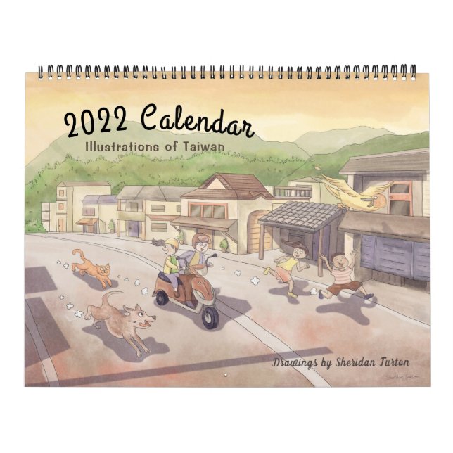 Ilustrações do Calendário de Taiwan (Capa)