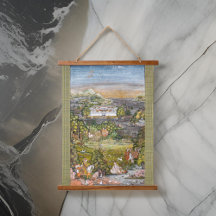 Ilustrações Persas da Índia Antigas Cores de Água