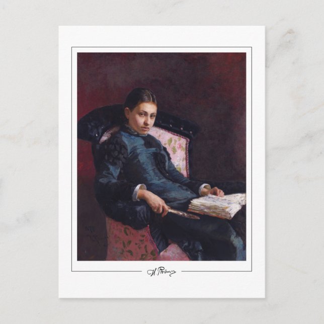 Ilya Repin #18 - Cartão Postal de Arte Fina (Frente)