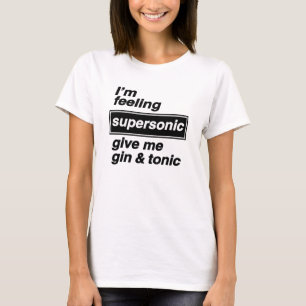 Im camisa supersónico de sentimento de T
