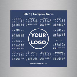 Ímã Azul Marinho com Logotipo da Empresa do Calend
