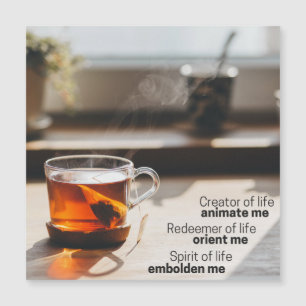 Ímã da oração para a primeira chávena de café