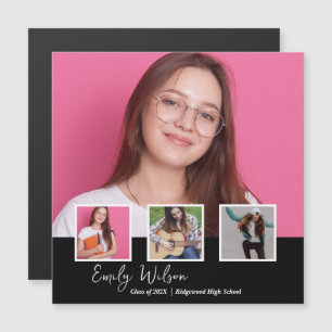 Ímã de Anúncio de Formatura Lembrança de Foto