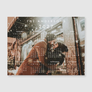 Ímã de Calendário Personalizado com Foto 2027