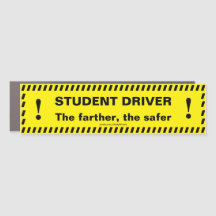 Ímã de Carro Personalizado para Motorista ESTUDANT