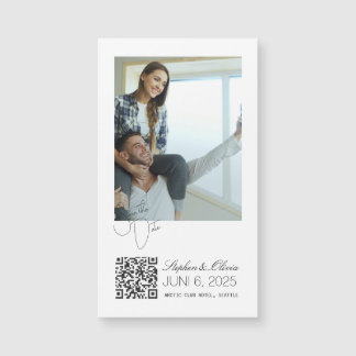 Ímã de casamento com foto personalizada para salva