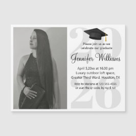 ímã de código qr do partido 2025 da graduação em f