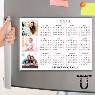 Ímã de Colagem de Fotos com Nome Personalizado Cal