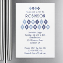 Ímã de Convite de Festa Personalizado para Reunião