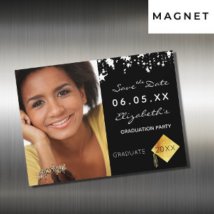 Ímã de foto da festa de formatura de 2026 para sal