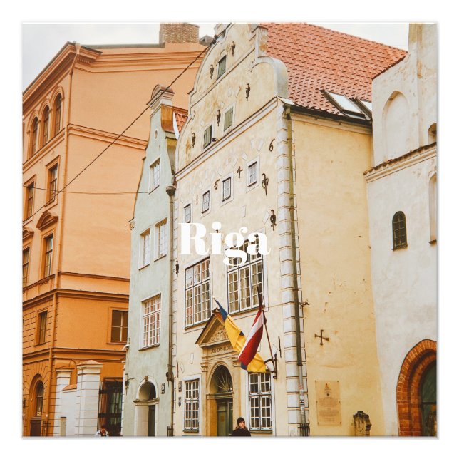 Ímã de Foto Flexível da Cidade de Riga (Frente)