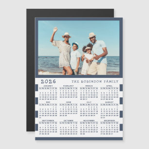 imã de geladeira do Calendário de Fotos 2026 com N