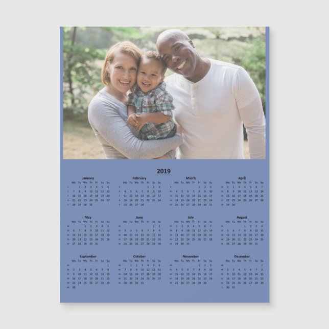 Ímã feito sob encomenda da foto do calendário da (Frente)