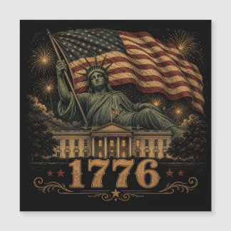Ímã patriótico da bandeira americana de 1776 da Es