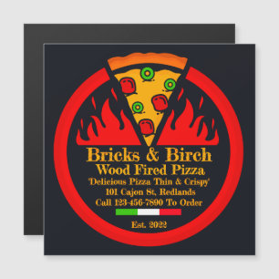 Ímã Promocional Personalizado para Restaurante de