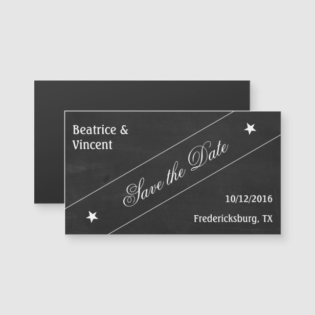 Imã salve a data (Frente/Verso)